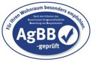 Siegel AgBB-geprüfte Baumaterialien