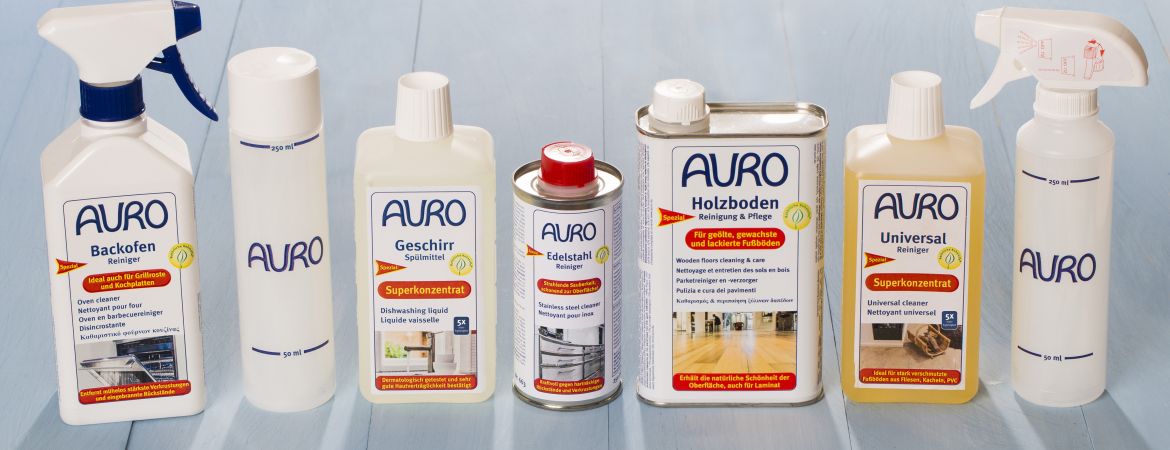 Noch stärkere Konzentrate mit Zitrusduft -  AURO Pflege- und Reinigungsmittel mit neuen Rezepturen und Design-Relaunch