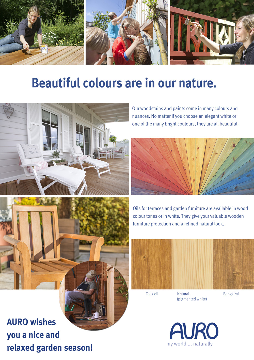 Colours Of The Season Garden Furniture Auro Colours For Life